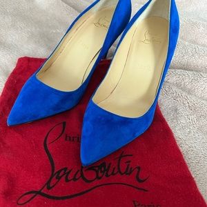 Christian Louboutin Royal blue pumps Size 8.5